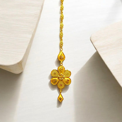 BIS CERTIFIED WGT: 2.470 GM APPROX HUID HALLMARK 916 22KT GOLD TICKLY (MANGTIKA) 1 PIECE FOR MARRIAGE.