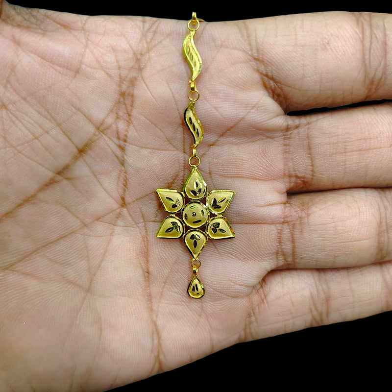 GOLD TICKLY- (X3U2ZC) (WGT: 1.220 GM APPROX) CERTIFIED BIS HUID HALLMARK 375 9KT GOLD TICKLY (MANGTIKA) 1 PIECE FOR MARRIAGE.