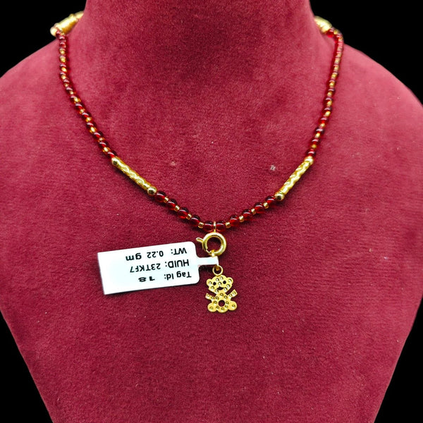 GOLD LOCKET - (WGT: 0.220 GM APPROX) BIS CERTIFIED HUID HALLMARK 9KT GOLD LOCKET 1 PIECE.