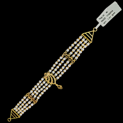 GMC9K- CERTIFIED BIS HUID HALLMARK 375 9KT GOLD MOTI CHOKER 1 PIECE (WGT: 1.910 GM) WITH ADJUSTABLE TASSEL FOR GIFT IN MARRIAGE.