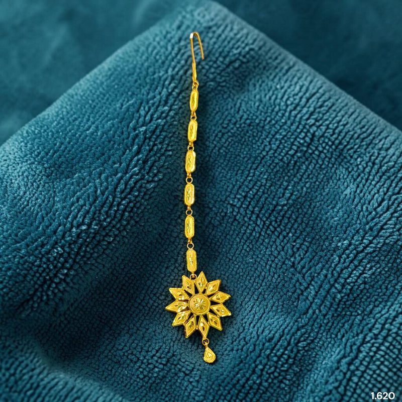 GOLD TICKLY- (WVKY2Y) (WGT: 1.620 GM APPROX) CERTIFIED BIS HUID HALLMARK 375 9KT GOLD TICKLY (MANGTIKA) 1 PIECE FOR MARRIAGE.