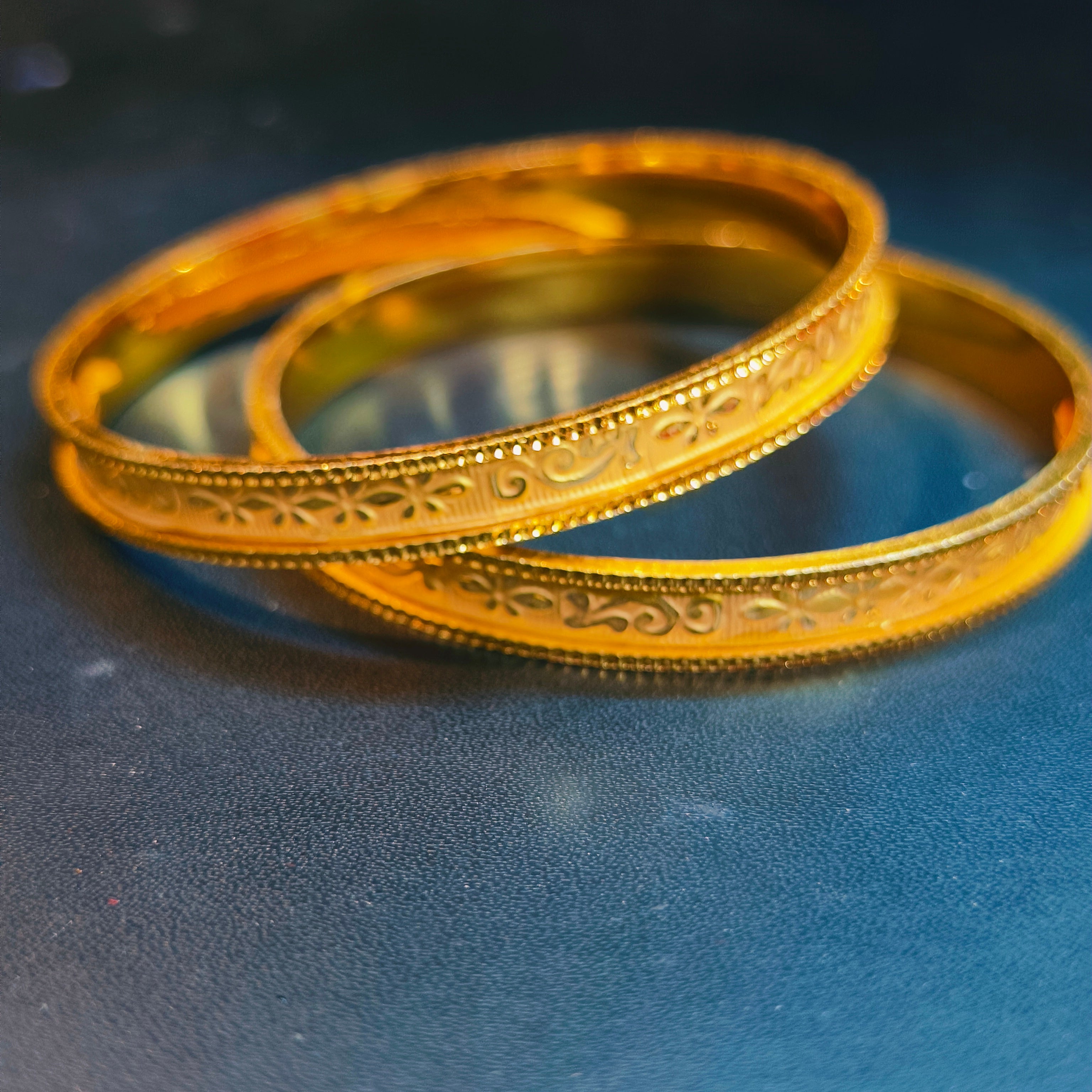 (GSN22) HALLMARK 22KT GOLD SOCKET CHURI APPROX. WGT: 0.600 GM 1 PAIR FOR WOMEN (NO FOR REGULAR USE- ONLY OCCASION PURPOSE)