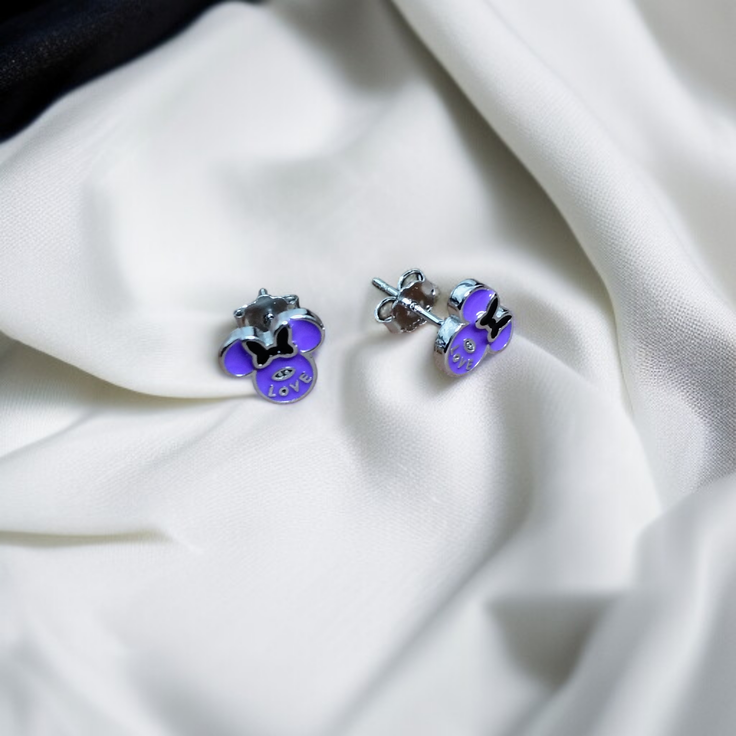 SILVER STUD - STERLING 925 HALLMARK SILVER STUD EARRINGS FOR WOMEN (1 PAIR) FOR REGULAR WEAR (SOLD ON MRP).