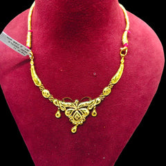 GCN9K- (WGT: 2.748 GM APPROX) BIS CERTIFIED HUID HALLMARK 9KT GOLD NECKLACE 1 PIECE FOR WOMEN. (XN3XLE)