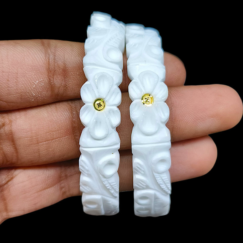 GSB9K- (XRZY8V)-(LJQTV2) (SIZE:26) (WGT: 0.190 GM APPROX) BIS CERTIFIED HUID HALLMARK 375 9KT GOLD SAKHA BADHANO 1 PAIR FOR WOMEN NOT FOR REGULAR USE.