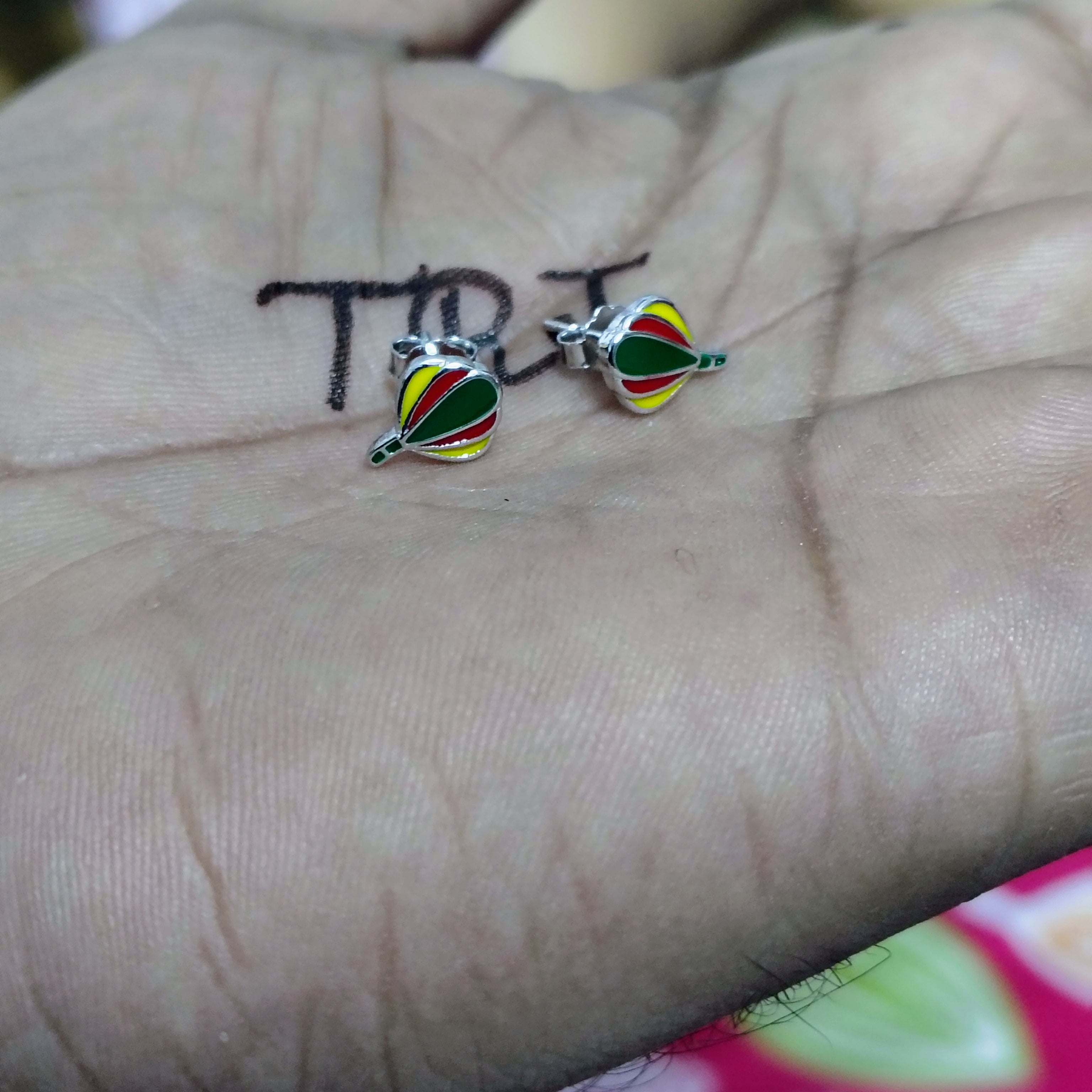 SILVER STUD - STERLING 925 HALLMARK SILVER STUD EARRINGS FOR WOMEN (1 PAIR) FOR REGULAR WEAR (SOLD ON MRP).