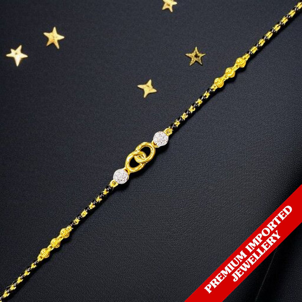 BIS CERTIFIED (DUBAI COLLECTION) CASTING HIGH BUFF FINISH- HUID HALLMARK 916 22KT GOLD WRISTLET (WGT:3.408 GM APPROX) 7.25 INCH ADJUSTABLE SIZE FOR BEAUTIFUL WOMEN (IMPORTED GOLD JEWELLERY).