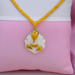 (GPM) TRJ WGT: 1.520 GM APPROX HUID HALLMARK 22KT GOLD MOTI PENDANT 1 PIECE.