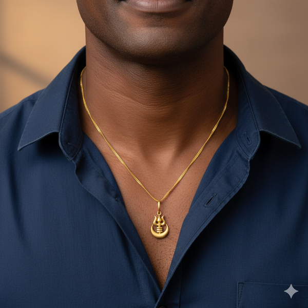 GOLD LOCKET BOYS- WGT: 0.750 GM APPROX BIS CERTIFIED HUID HALLMARK 9KT GOLD LOCKET FOR MEN 1 PIECE. (CHAIN NOT INCLUDED).