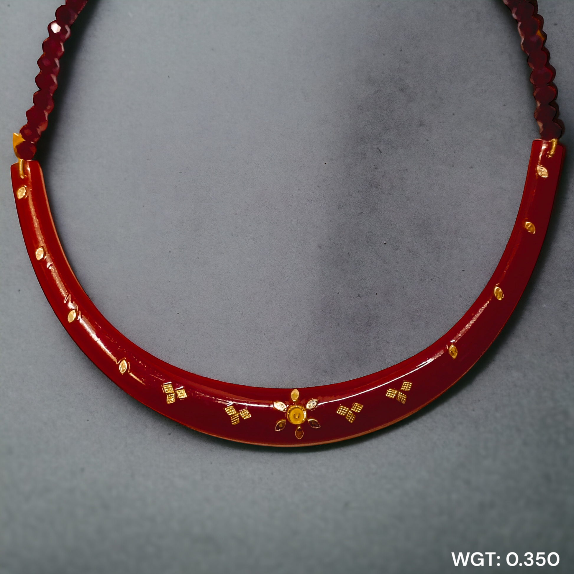 Gold Necklace Designs Pola Har With Price (GPN) TRJ WGT: GM APPROX