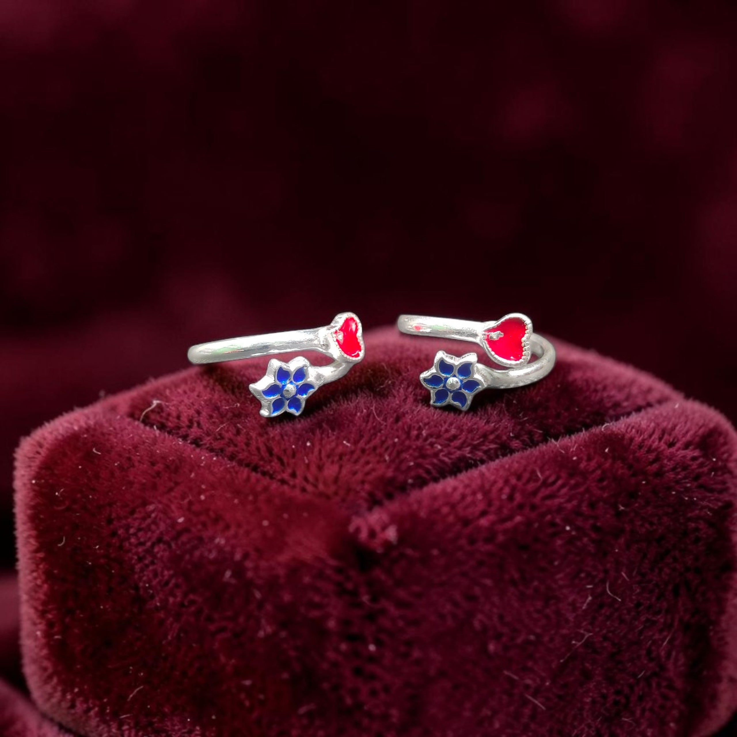 SILVER TOE RING- CERTIFIED BIS HUID HALLMARK 925 SILVER TOE RING (BICHIYA) 1 PAIR FOR REGULAR USE- (SOLD ON MRP).