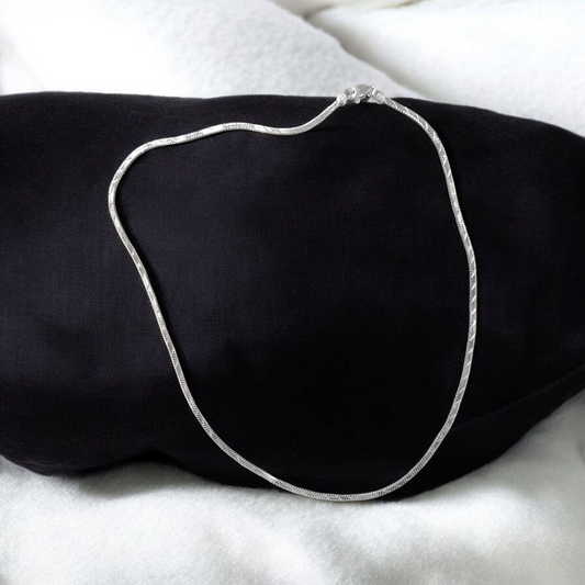 (SLCN) SILVER CHAIN 21 INCH - 625 SILVER CHAIN WGT: 20.500 GM APPROX 1 PIECE (UNISEX DESIGN) FOR MEN AND WOMEN.