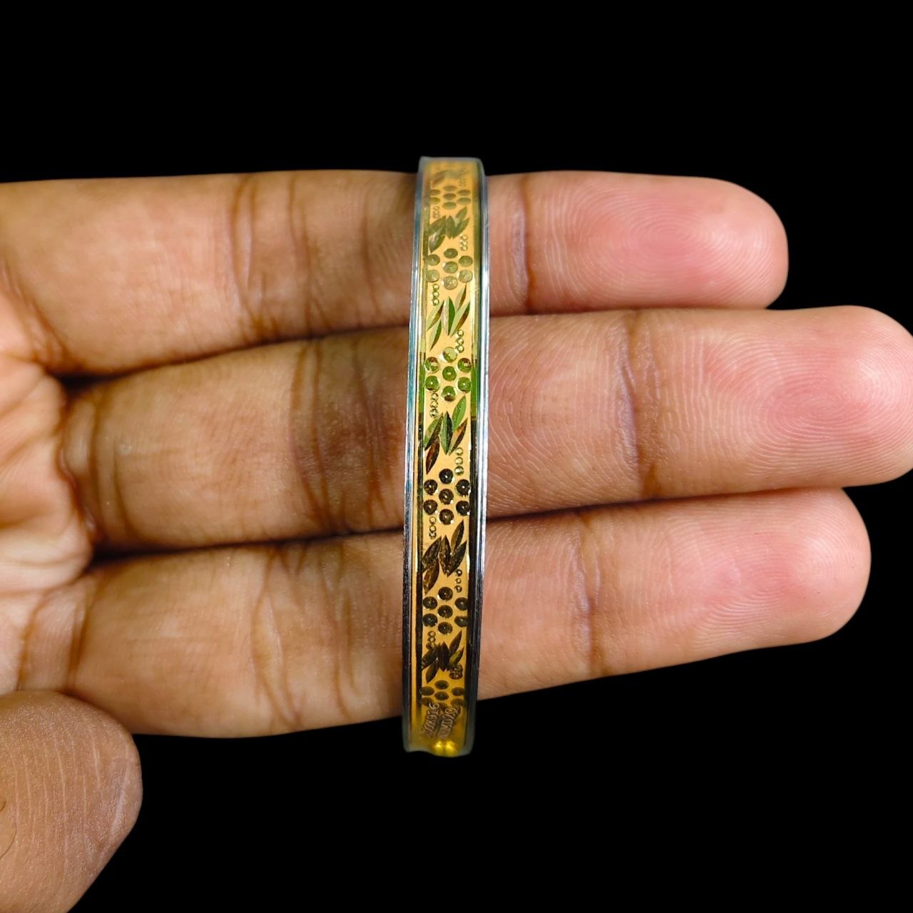 GOLD NOA- (SIZE: 24) (WGT: 1.320) GM APPROX) BIS CERTIFIED HUID HALLMARK 22KT GOLD NOA BADHANO 1 PIECE FOR WOMEN.