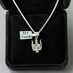 SILVER LOCKET- CERTIFIED BIS HALLMARK 925 SILVER RELIGIOUS LOCKET (UNISEX) FOR REGULAR USE- (SOLD ON MRP) - *CHAIN NOT INCLUDED*