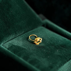 GOLD NOSEPIN- BIS CERTIFIED HUID HALLMARK 375 9KT GOLD NOSEPIN 1 PIECE FOR WOMEN (FOR REGULAR USE). SOLD ON MRP.