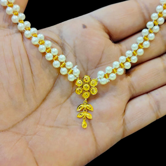 (GMP22) BIS CERTIFIED WGT: 0.700 GM APPROX HUID HALLMARK 916 22KT GOLD MOTI PENDANT 1 PIECE FOR YOUR BEAUTIFUL WIFE.