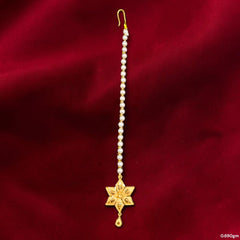 GOLD TICKLY- BIS CERTIFIED WGT: 0.690 GM APPROX HUID HALLMARK 916 22KT GOLD TICKLY (MANGTIKA) 1 PIECE FOR MARRIAGE. (V22799)