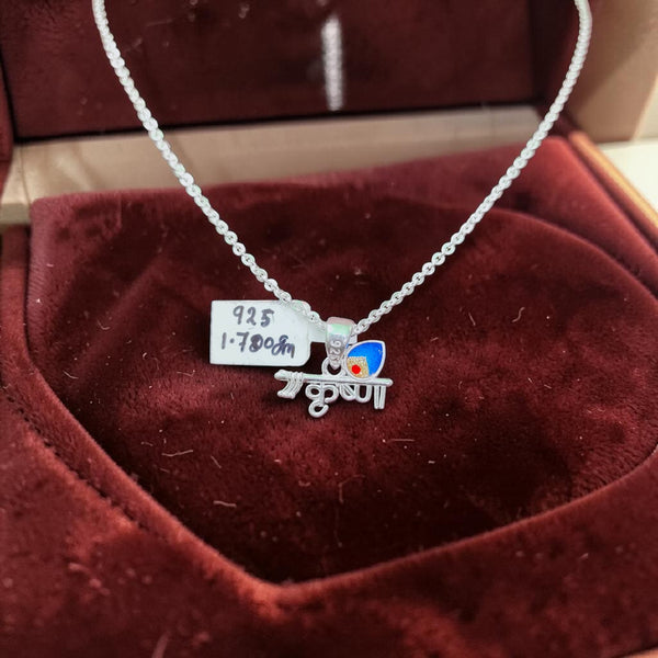 SILVER LOCKET- CERTIFIED BIS HALLMARK 925 SILVER RELIGIOUS LOCKET (UNISEX) FOR REGULAR USE- (SOLD ON MRP) - *CHAIN NOT INCLUDED*