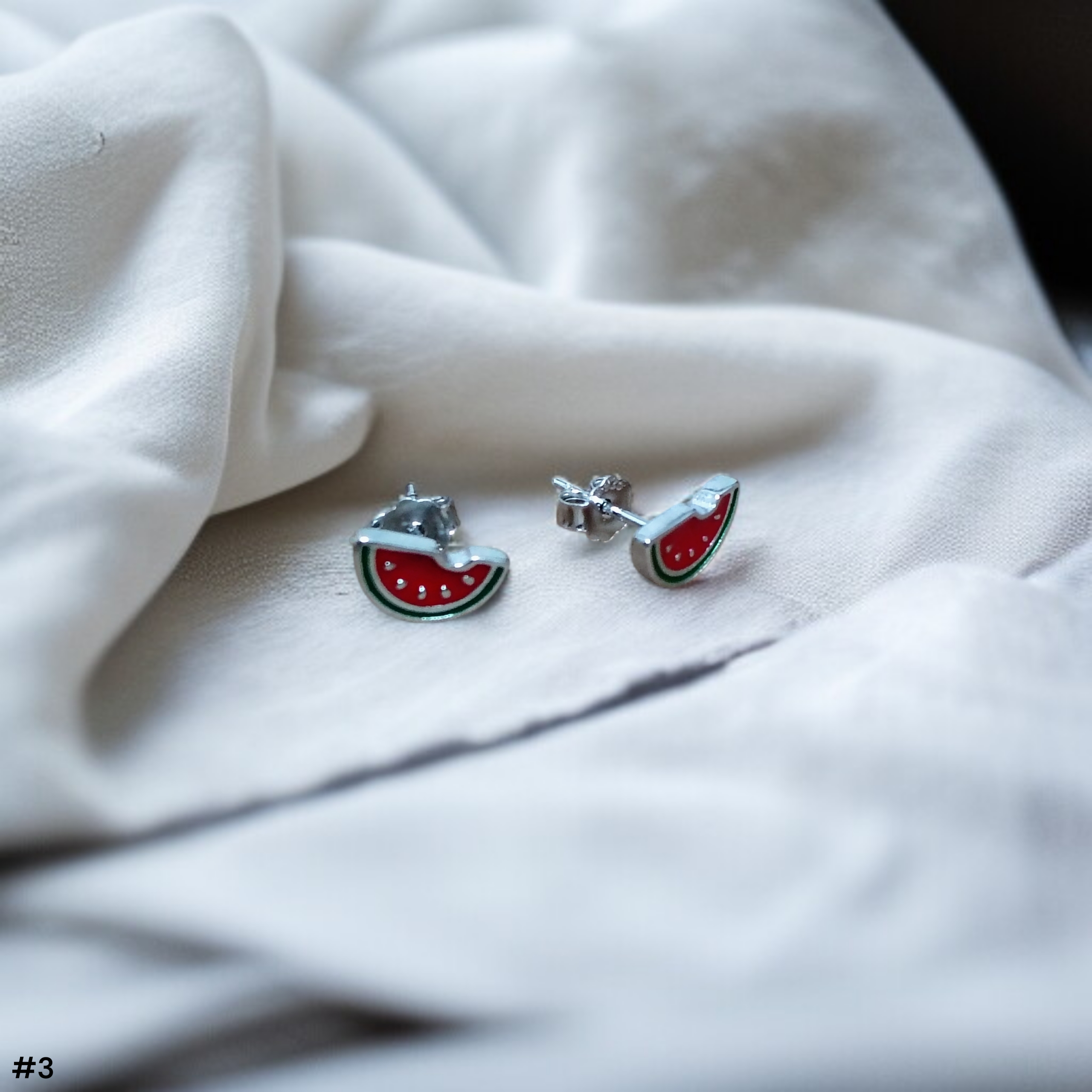 SILVER STUD - STERLING 925 HALLMARK SILVER STUD EARRINGS FOR WOMEN (1 PAIR) FOR REGULAR WEAR (SOLD ON MRP).