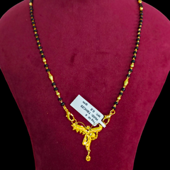 GOLD PENDANT- WGT: 0.800 GM APPROX 22KT HUID HALLMARK GOLD PENDANT MANGALSUTRA 1 PIECE WITH TASSEL.