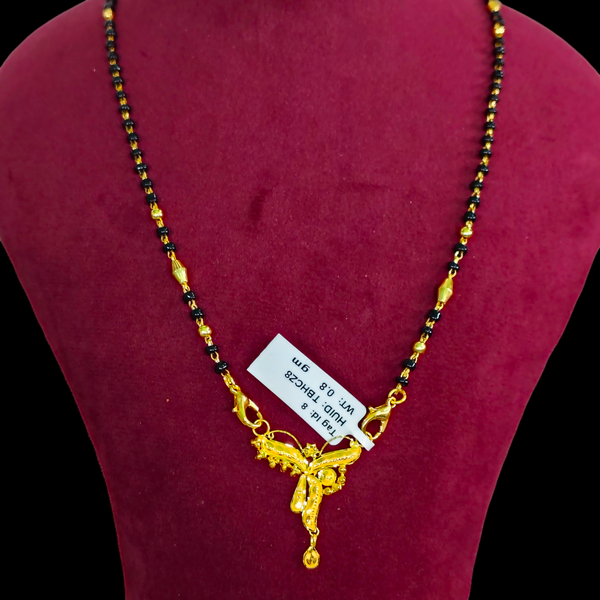 GOLD PENDANT- WGT: 0.800 GM APPROX 22KT HUID HALLMARK GOLD PENDANT MANGALSUTRA 1 PIECE WITH TASSEL.
