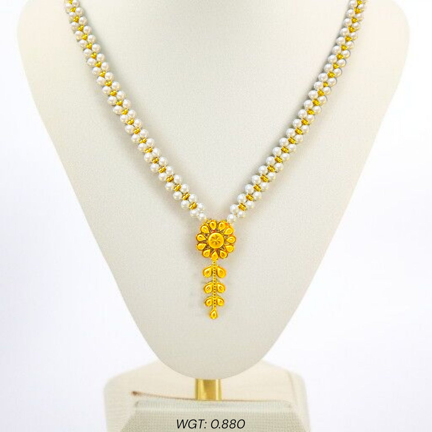 (GMP22) BIS CERTIFIED WGT: 0.880 GM APPROX HUID HALLMARK 916 22KT GOLD MOTI PENDANT 1 PIECE FOR YOUR BEAUTIFUL WIFE.