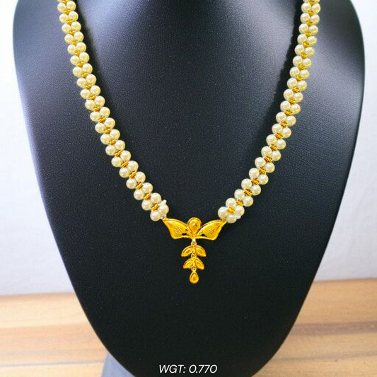 (GMP22) BIS CERTIFIED WGT: 0.770 GM APPROX HUID HALLMARK 916 22KT GOLD MOTI PENDANT 1 PIECE FOR YOUR BEAUTIFUL WIFE.
