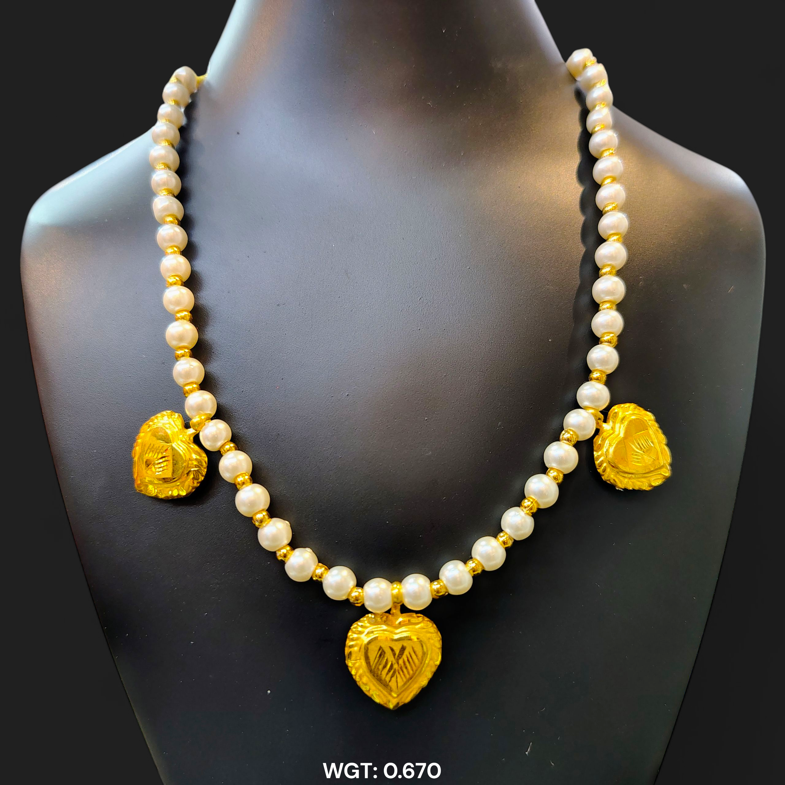 (GSH9) TRJ WGT: 0.670 GM APPROX BIS CERTIFIED HUID HALLMARK 9KT GOLD SELIHAR FOR WOMEN 1 PIECE FOR REGULAR USE.