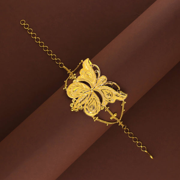MADE TO ORDER (GM22) BIS CERTIFIED HUID HALLMARK 916 22KT GOLD MANTASHA (ADJUSTABLE FREE SIZE) WGT: 6.550 GM APPROX (1 PIECE) FOR WOMEN (BLUE TAG PREMIUM SEGMENT JEWELLERY) -DELIVERY IN 25 DAYS.