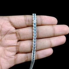SILVER WRISTLET- (A07) (WGT:15.000 GM APPROX) 625 SILVER WRISTLET FOR MEN 8