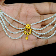 GOLD MOTI HAR- (FHRPTA)-(WGT: 1.380 GM APPROX) CERTIFIED BIS HALLMARK HUID 22KT GOLD MOTI NECKLACE 1 PIECE WITH ADJUSTABLE TASSEL.