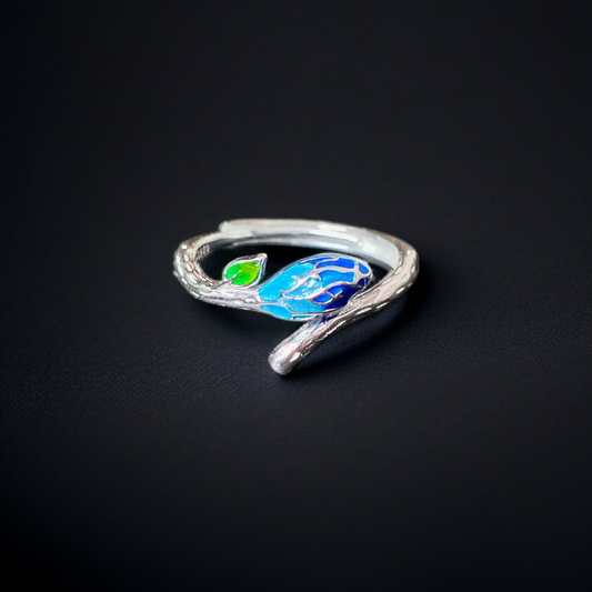 BANKOK IMPORTED 925 SILVER ADJUSTABLE FINGER RING 1 PIECE FOR WOMEN FOR REGULAR USE - BEST FOR GIFTING (SOLD ON MRP)