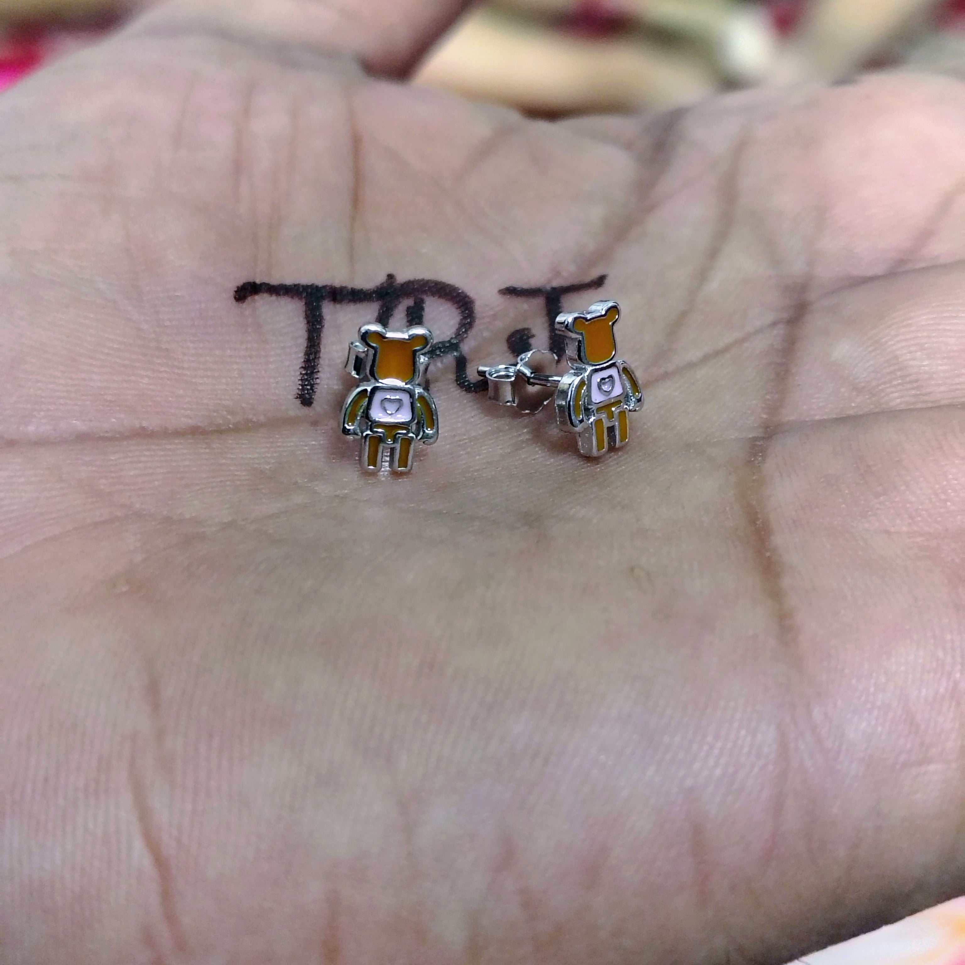 SILVER STUD - STERLING 925 HALLMARK SILVER STUD EARRINGS FOR WOMEN (1 PAIR) FOR REGULAR WEAR (SOLD ON MRP).