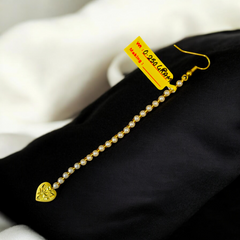 GOLD TICKLY- TRJ WGT: 0.250 GM APPROX 18KT HUID HALLMARK GOLD MOTI TICKLY (MANGTIKA) 1 PIECE FOR MARRIAGE.