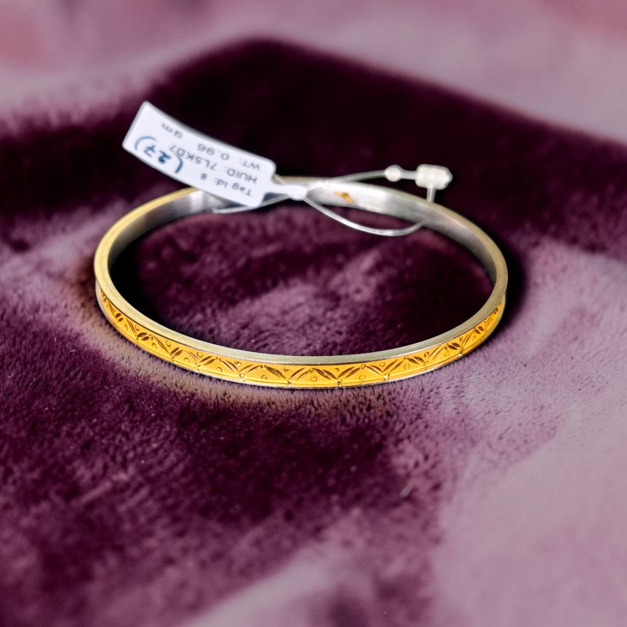 GOLD NOA- (SIZE: 27) (WGT: 0.960) GM APPROX) BIS CERTIFIED HUID HALLMARK 22KT GOLD NOA BADHANO 1 PIECE FOR WOMEN.
