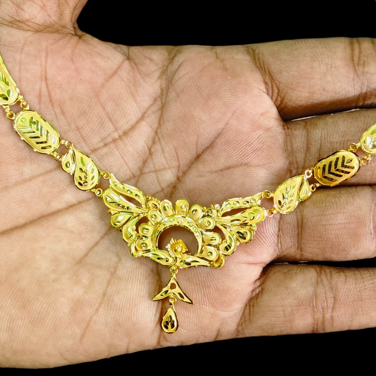GCN9K- (WGT: 2.810 GM APPROX) BIS CERTIFIED HUID HALLMARK 9KT GOLD NECKLACE 1 PIECE FOR WOMEN.
