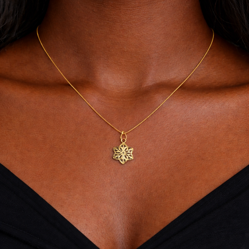 GOLD CHAIN- (WGT: 1.840 GM APPROX) BIS CERTIFIED HUID HALLMARK 9KT GOLD CHAIN WITH PENDANT (17 INCH) 1 PIECE FOR WOMEN.