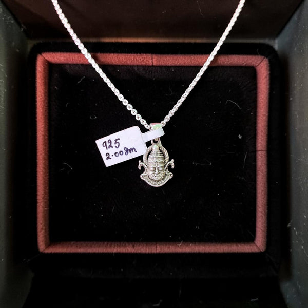 SILVER LOCKET- CERTIFIED BIS HALLMARK 925 SILVER RELIGIOUS LOCKET (UNISEX) FOR REGULAR USE- (SOLD ON MRP) - *CHAIN NOT INCLUDED*