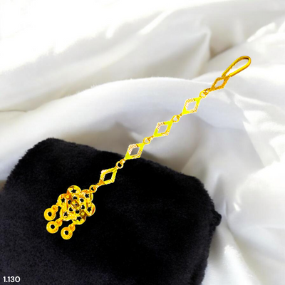 GOLD TICKLY- BIS CERTIFIED WGT: 1.130 GM APPROX HUID HALLMARK 375 9KT GOLD TICKLY (MANGTIKA) 1 PIECE FOR MARRIAGE.