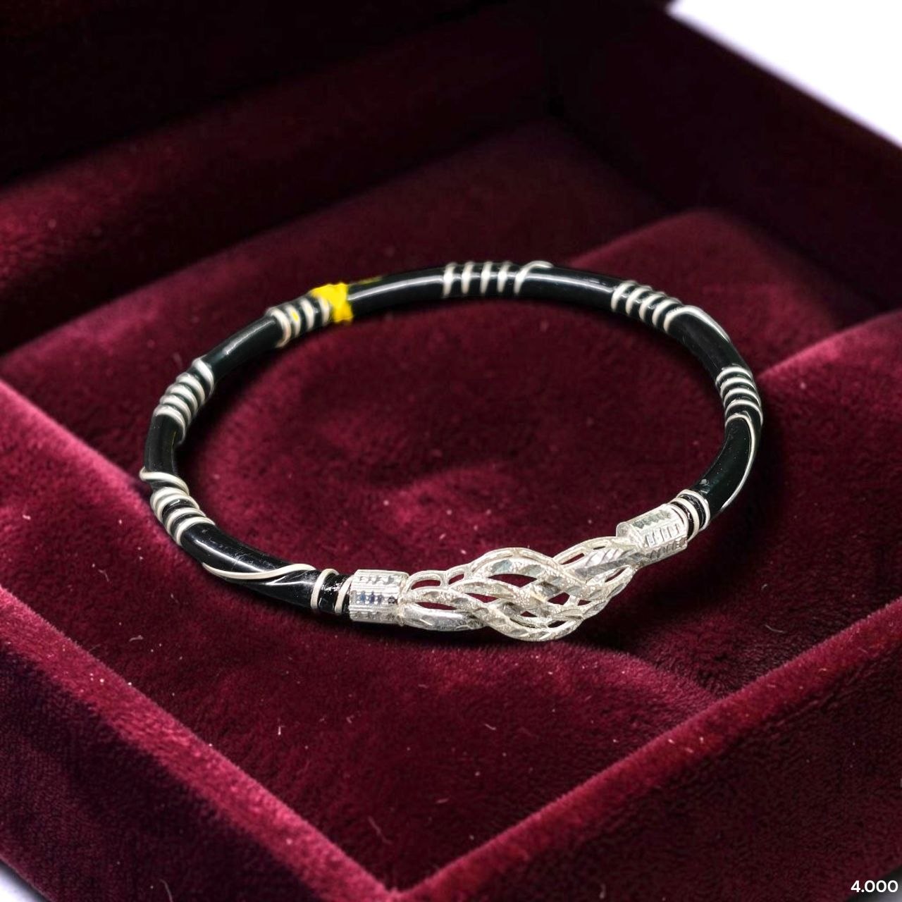 SNA92-(SIZE: 29) BIS HALLMARK 925 SILVER NOA BANGLES FOR WOMEN 1 PIECE - SOLD ON FIXED PRICE (LIFETIME EXCHANGE VALUE 50% ON PURCHASE PRICE)