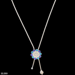 SILVER NECKLACE- CERTIFIED HALLMARK 925 SILVER TYE CHAIN 1 PIECE APPROX WGT: 22.250 GM FOR BEAUTIFUL WOMEN.