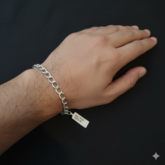 (SWL) RAJLAXMI 625 SILVER WRISTLET WGT: 21.730 GRAM 8.5