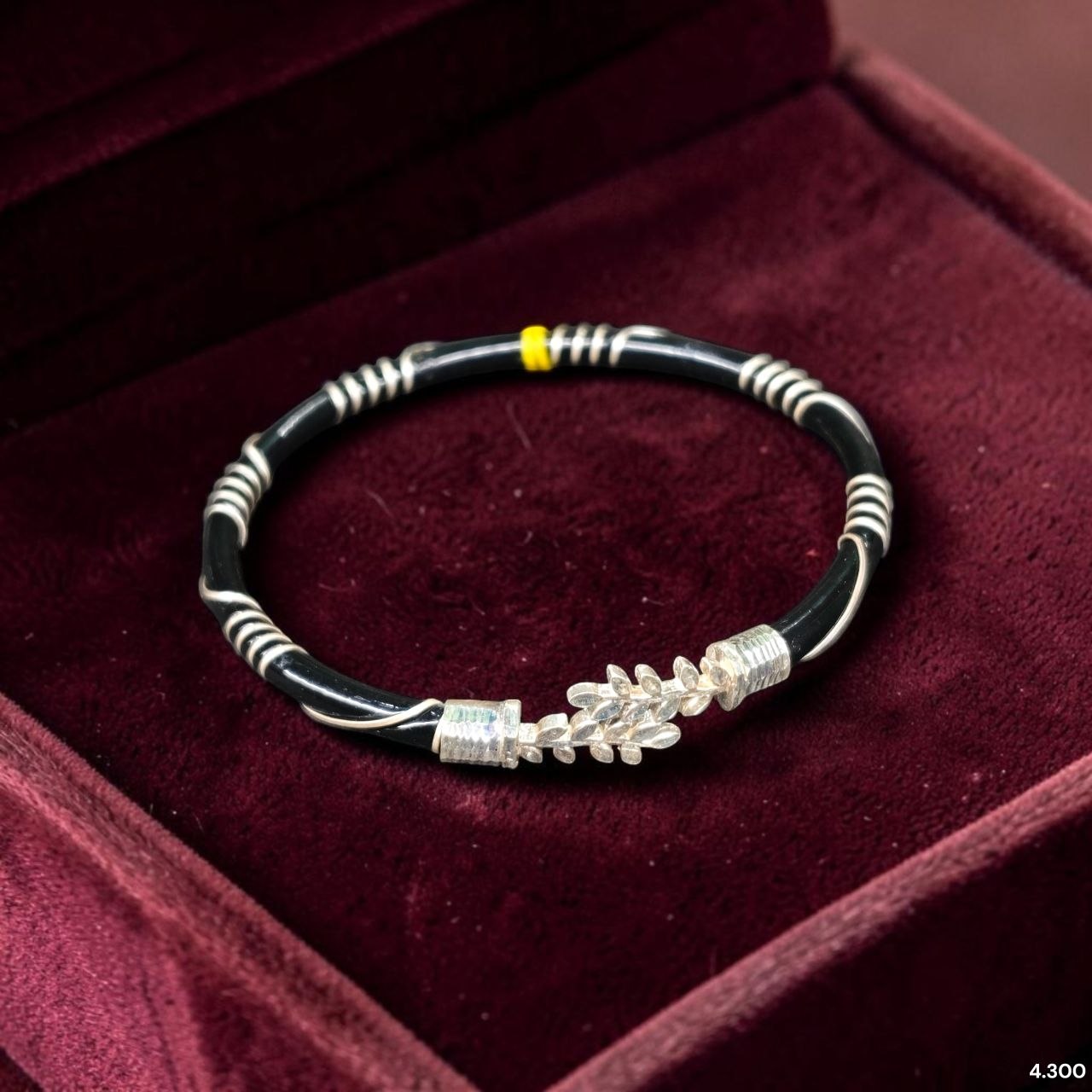 SNA92-(SIZE: 27) BIS HALLMARK 925 SILVER NOA BANGLES FOR WOMEN 1 PIECE - SOLD ON FIXED PRICE (LIFETIME EXCHANGE VALUE 50% ON PURCHASE PRICE)