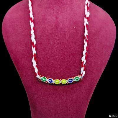 SILVER NECKLACE- (A149) (WGT: 6.500 GM APPROX) BIS HALLMARK CERTIFIED 925 SILVER HASULI PENDANT (1 PIECE) BEAUTIFUL FOR WOMEN.