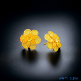 (GPT) RAJLAXMI WGT: 3.820 GM APPROX HUID HALLMARK 916 22KT GOLD EAR TOPS STUD 1 PAIR FOR REGULAR USE.