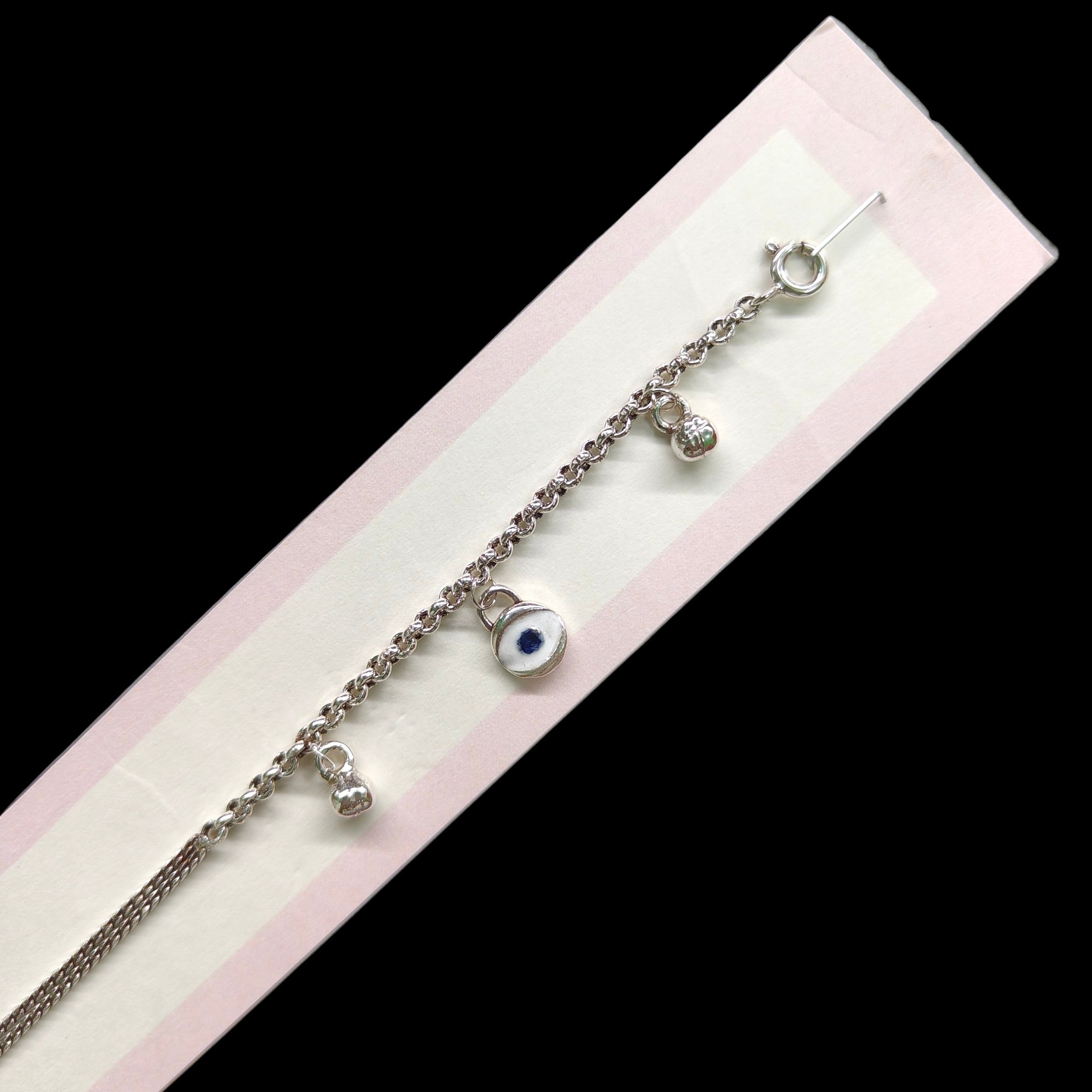 SILVER WRISTLET - BANKOK IMPORTED HALLMARK 925 SILVER WRISTLET FOR WOMEN 1 PIECE- (ADJUSTABLE FREE SIZE) SOLD ON MRP.