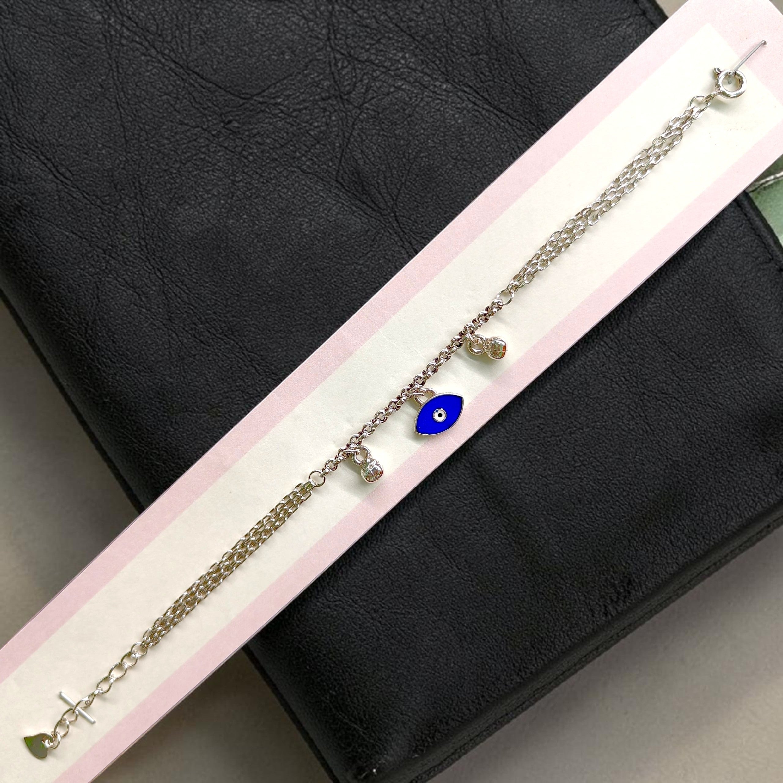 SILVER WRISTLET - BANKOK IMPORTED HALLMARK 925 SILVER WRISTLET FOR WOMEN 1 PIECE- (ADJUSTABLE FREE SIZE) SOLD ON MRP.