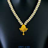 (GPM) TRJ WGT: 0.760 GM APPROX HUID HALLMARK 22KT GOLD MOTI PENDANT 1 PIECE.