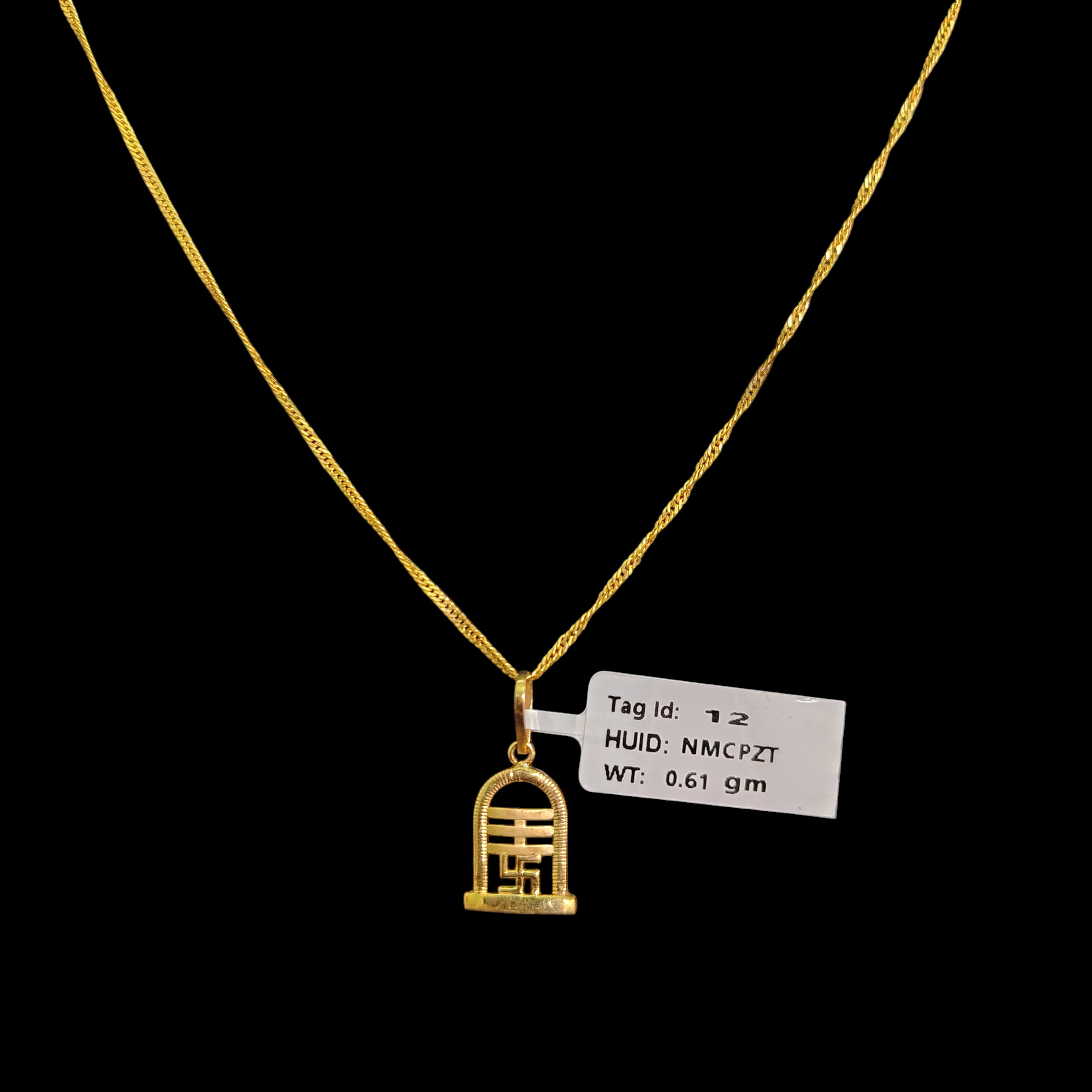GOLD LOCKET BOYS- WGT: 0.610 GM APPROX BIS CERTIFIED HUID HALLMARK 9KT GOLD LOCKET FOR MEN 1 PIECE. (CHAIN NOT INCLUDED).