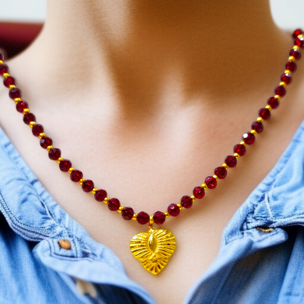 PAAN DESIGN (WGT: 0.250 GM APPROX) KDM GOLD LOCKET 1 PIECE WITH TASSEL (50 TONCH) BEST FOR GIFT IN MARRIAGE.